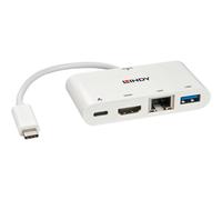 LINDY - Station d'accueil - USB-C 3.1 - HDMI - 1GbE