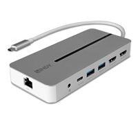 LINDY - station d'accueil - USB-C 3.2 - 2 x HDMI - 1GbE