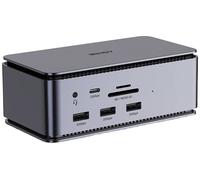 LINDY Station d'accueil USB-C® DST-Pro USB4 Convient pour les marques: universel lecteur de cartes intégré, alimentation USB-C®
