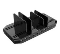 LINDY Station de charge USB 10 ports 120W - Charge intelligente, charge rapide - Garantie 2 ans