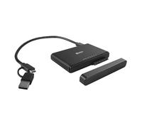 - Station d'accueil HDD/SSD - 2.5", 3.5", M.2 - SATA 6Gb/s / PCIe 3.0 x2 (NVMe) - USB-C 3.2 (Gen 2) - noir