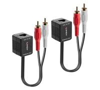 LINDY Stereo Audio Extender Cat.5/6 (Transmitter and Receiver units) - Prolongateur audio - jusqu'à 100 m