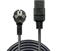 Câble de raccordement LINDY alimentation [1x Prise mâle + contact de protection - 1x Secteur mâle 16 A] 2.00 m