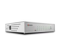 LINDY Switch 8-Port Gbit Metall schwarz