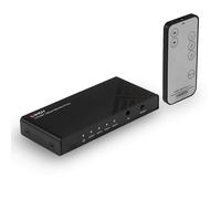 Lindy 3 Port HDMI 18G Switch - Commutateur vidéo/audio - 3 x HDMI - de bureau