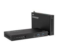 LINDY - Transmetteur et récepteur - Rallonge vidéo/audio/USB - HDBaseT - plus de CAT 6a - USB - jusqu'à 100 m
