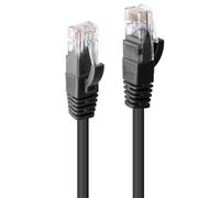 Lindy U/UTP Cat6 RJ45 Câble de raccordement 0,5 m - Noir