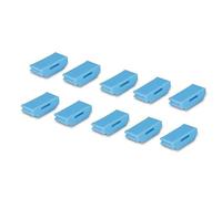 Lindy UK Lot de 10 bloqueurs de Ports HDMI sans clé Bleu