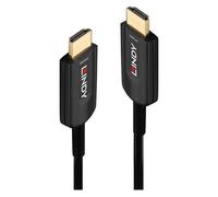 Lindy - Ultra High Speed - câble HDMI - HDMI mâle pour HDMI mâle - 10 m - cuivre hybride/fibre optique - noir - support 4K 120 Hz, support pour 8K60Hz, rond