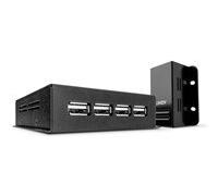 LINDY USB 2.0 4 Port CAT.5/6 Extender With Power Over CAT.5/6 - câble de rallonge USB - USB 2.0