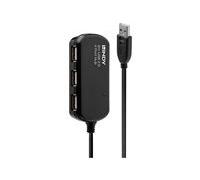 Lindy USB 2.0 Active Extension Pro 4 Port Hub - concentrateur (hub) - 4 ports