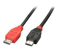 Lindy 31760 câble USB USB 2.0 2 m Micro-USB B Noir