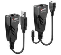 LINDY USB 2.0 Cat.5 Extender - Transmetteur et récepteur - câble de rallonge USB - USB, USB 2.0 - jusqu'à 100 m