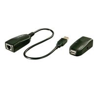 LINDY USB 2.0 CAT5 Extender (Transmitter and Receiver units) - Câble de rallonge USB - USB, USB 2.0 - jusqu'à 50 m