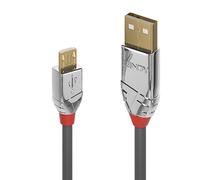 LINDY USB 2.0 Kabel Typ A/Micro-B Chrome Line M/M 5m