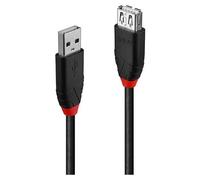 Lindy USB 2.0 Slimline Active Extension Cable - Rallonge de câble USB - USB (M) pour USB (F) - 5 m
