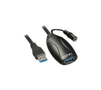 Lindy 43156 câble USB USB 3.2 Gen 1 (3.1 Gen 1) 10 m USB A Noir