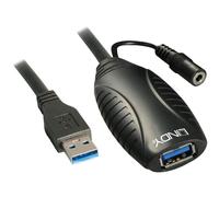 LINDY USB 3.0 Active Repeater Cable - Câble de rallonge USB - USB, USB 2.0, USB 3.0 - jusqu'à 10 m