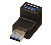 Lindy USB 3.0 Adapter Type A 90° vers le bas - Adaptateur USB - USB Type B (W)