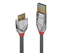LINDY USB 3.0 Kabel Typ A/Micro-B Chrome Line M/M 0.5m