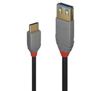 LINDY USB 3.1 Typ C an A Adapterkabel Anthra Line 0.15m