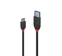 LINDY Câble USB USB 3.2 Gen1 USB-C® mâle, USB-A mâle 1.50 m noir 36917