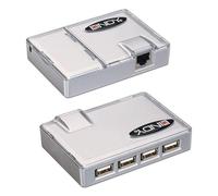 Lindy USB Extender with 4 Port USB Hub Cat5