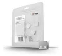 Lindy 40464 bloqueur de port USB Type-A Blanc Acrylonitrile-Butadiène-Styrène (ABS) 10 pièce(s)