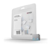 Lindy USB Port Blocker - Bloqueur de port USB - bleu (pack de 10)