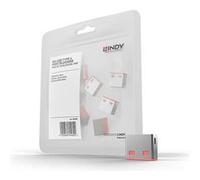 Lindy USB Port Blocker - Bloqueur de port USB - rouge (pack de 10) Rouge G
