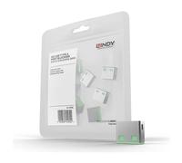 Lindy USB Port Blocker - Bloqueur de port USB - vert (pack de 10)