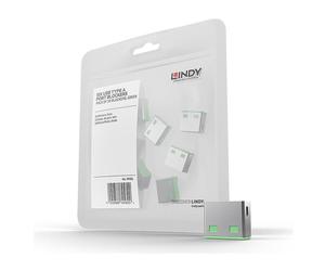 Lindy USB Port Blocker - Bloqueur de port USB - vert (pack de 10)