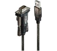 Lindy Convertisseur USB-RS232 Lite, câble 1,5 m, chipset prolifique, Windows/Mac/Linux