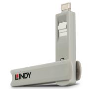 LINDY USB Typ C Portschlüssel mit 4 schlösser weiß
