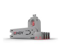 LINDY USB Type A Portes verrouillables 4xRoses avec clé