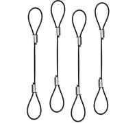 LINDY Attaches pour cbles et Adaptateurs - Pack de 4