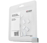 LINDY Verrouillage de port USB-C® jeu de 10 bleu sans clé 40466