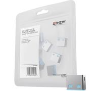 LINDY Verrouillage de port USB USB-Lock jeu de 10 bleu fermeture à clé sans clé 40462