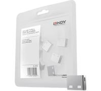 LINDY Verrouillage de port USB USB Port Lock jeu de 10 blanc sans clé 40464