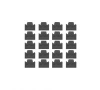 Lindy Verrous de port RJ45, noir, 20 pièces