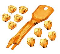 LINDY Verrous RJ45 (10 pièces) avec clé, orange