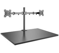 LINDY x2 Support de table pour écran 43,2 cm (17\ ) - 71,1 cm (28\ ) noir inclinable + pivotant