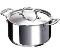 Line 12061264 Chef Faitout + Couvercle En Acier Inoxydable 26 Cm, Silver