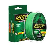 Line 328ft - Super Strong PE, Wire for Freshwater Saltwater Abrasion Resistant 6lb Braid Line, Smooth Casting Thread | Bass Carp Trout Anglers