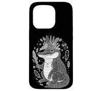 Line Art Alligator Boho Gator Alligators Coque pour iPhone 15 Pro
