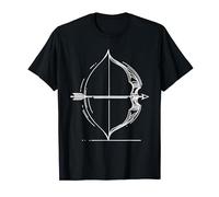 Line Art Archer Arc et flèches Archers T-Shirt