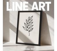 Line Art Calendar 2027: Explore the profound elegance of minimalist ink drawings beautifully captured through the lens of professional studio photography