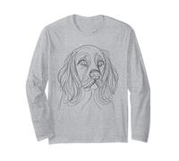 Line Art Chien Cocker Spaniel Épagneuls Manche Longue