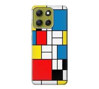 Line Art Composition Etui Coque Housse pour Motorola Moto G86