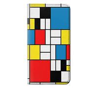 Line Art Composition Etui Flip Housse Cuir pour Google Pixel 10, 10 Pro